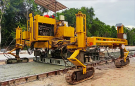 Máy rải xi măng cốp pha trượt