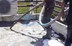 Lightweight concrete mortar pump