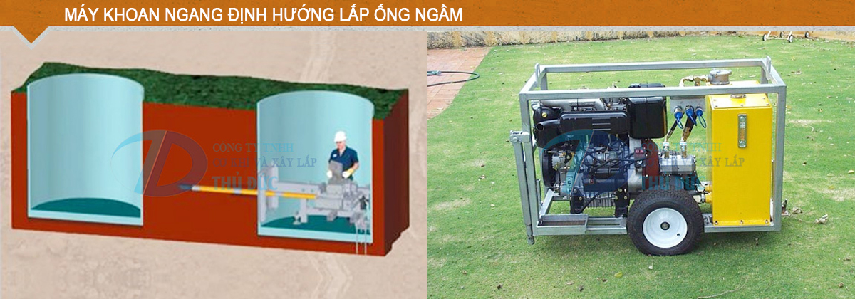 Máy khoan ngang định hướng lắp ống ngầm