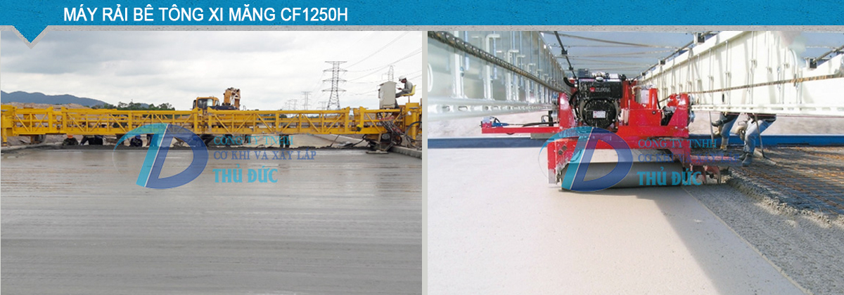 Máy rải bê tông xi măng CF1250H