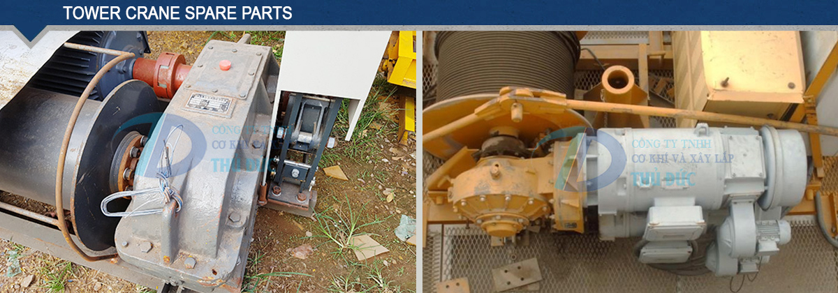 Tower crane spare parts
