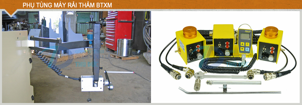 Phụ tùng máy rải thảm BTXM