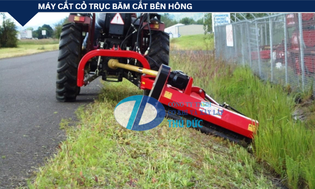 GIÀN CẮT CỎ TRỤC BĂM CẮT BÊN HÔNG