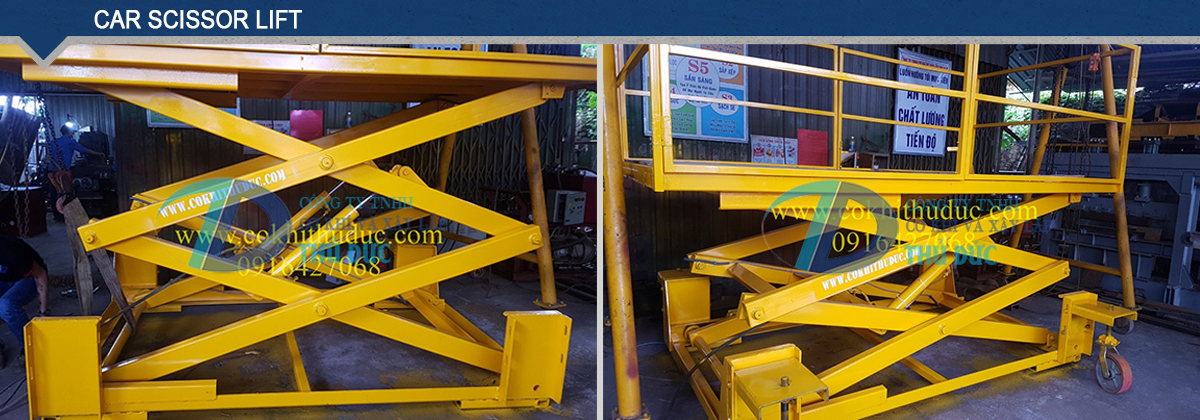 Car scissor lift