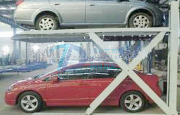 Hệ thống đỗ xe dạng bàn nâng cắt kéo
