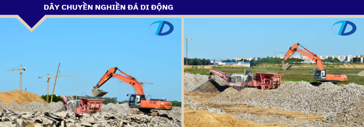 Dây chuyền nghiền đá di động