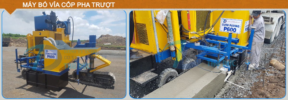 Máy bó vỉa cốp pha trượt
