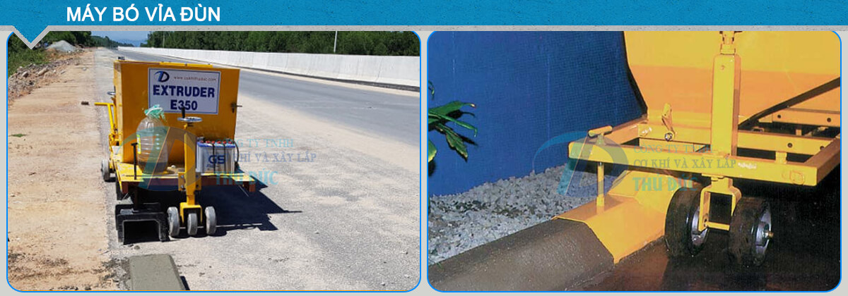 Máy bó vỉa đùn