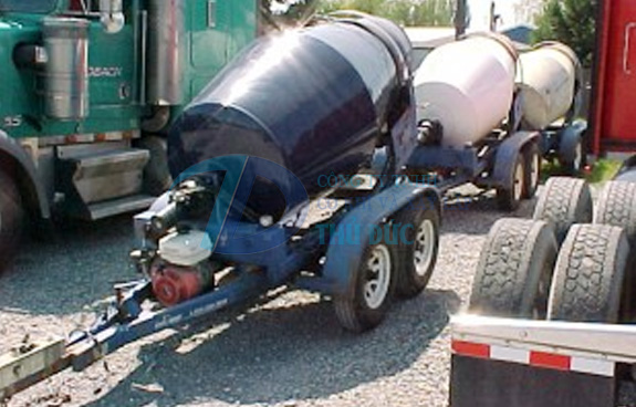 Mobile Concrete Drum Mixer