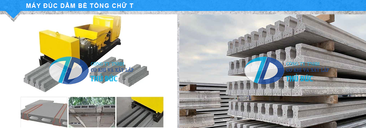 Máy đúc dầm bê tông chữ T