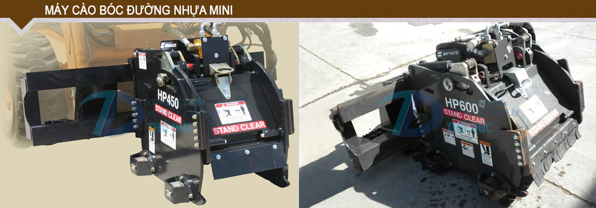 Máy cào bóc đường nhựa mini