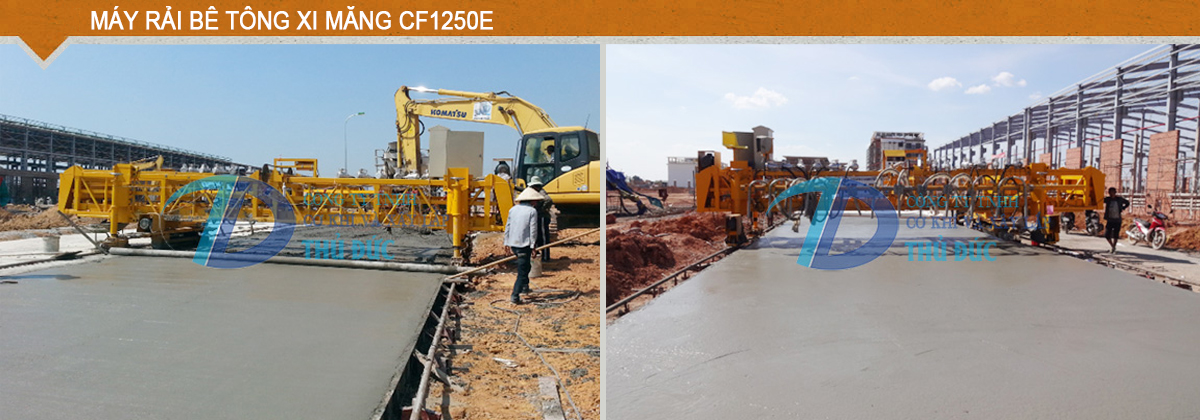 Máy rải bê tông xi măng CF1250E