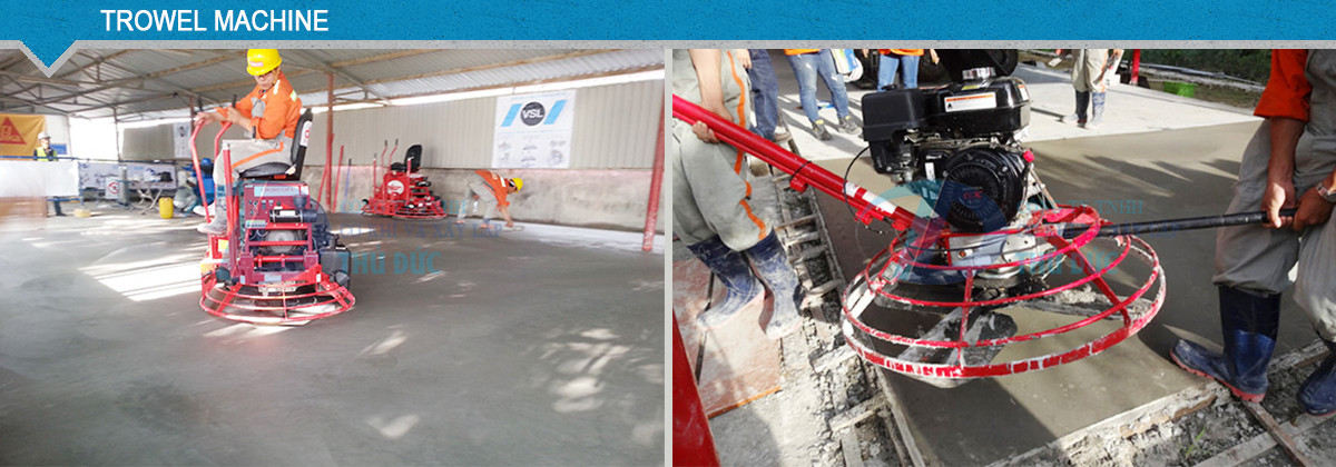 Trowel machine