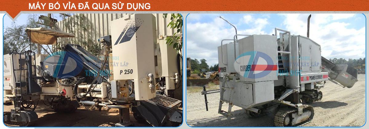 Máy bó vỉa đã qua sử dụng power curber - gomaco