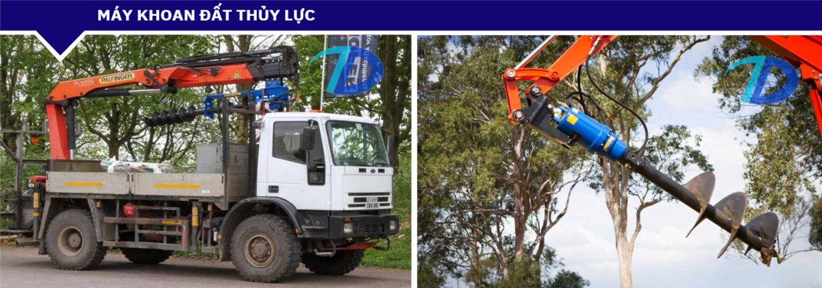 Máy khoan đất thủy lực