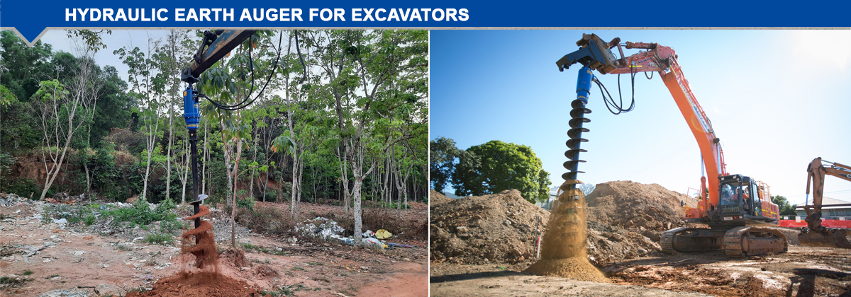 Hydraulic Earth Auger for Excavators