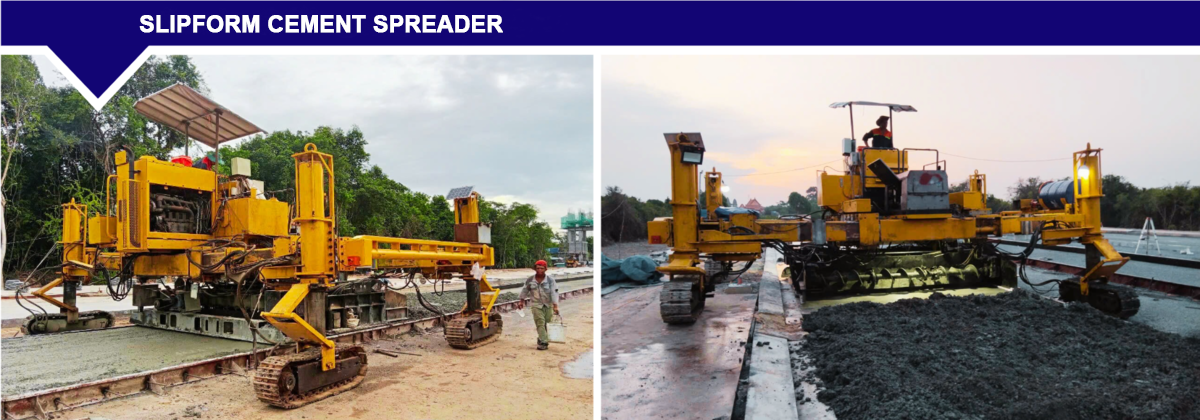 Slipform Cement Spreader